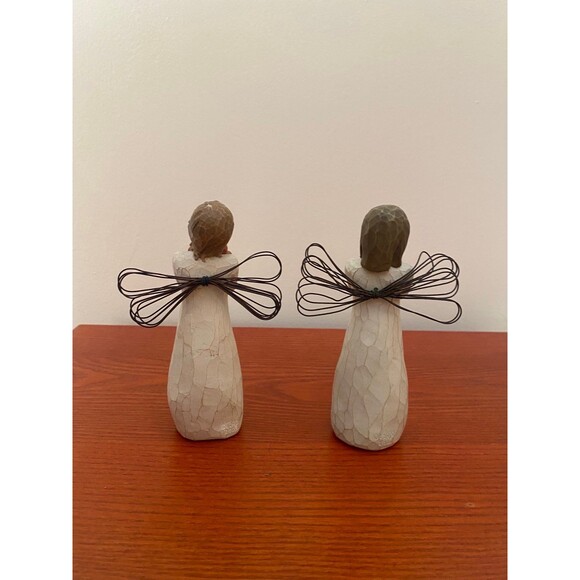 Willow Tree Figurine Set – “Heart of Gold” & “Abundance” Angels - Picture 6 of 7